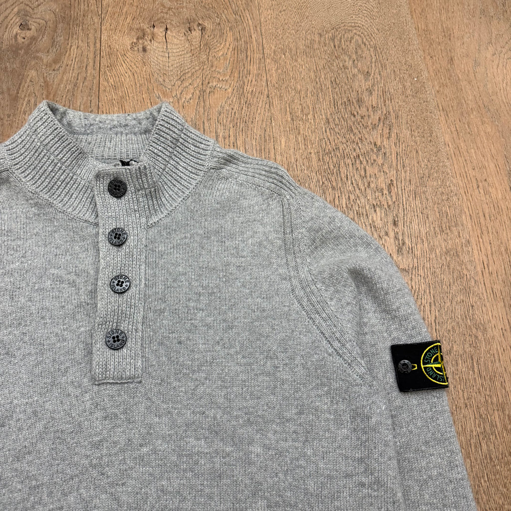 Stone Island 1/4 zipped wool sweat - XL