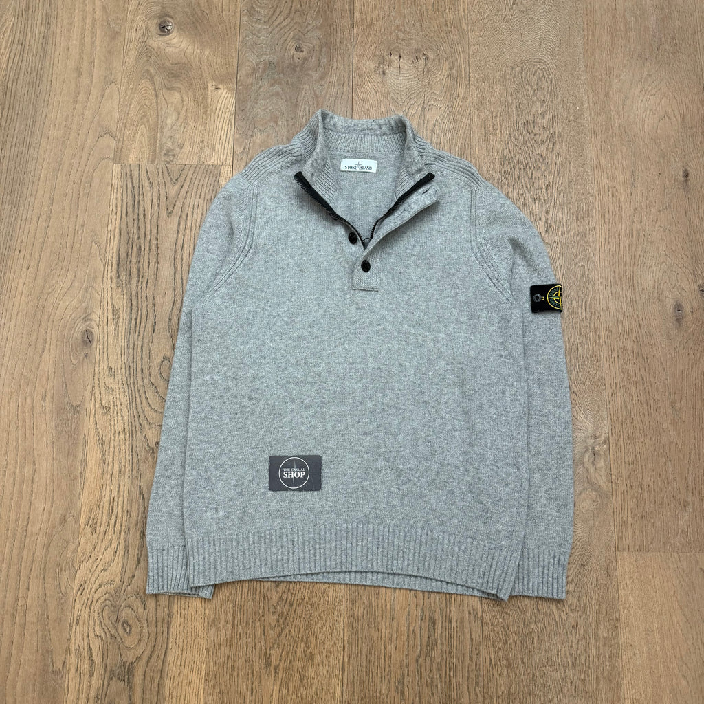 Stone Island 1/4 zipped wool sweat - XL