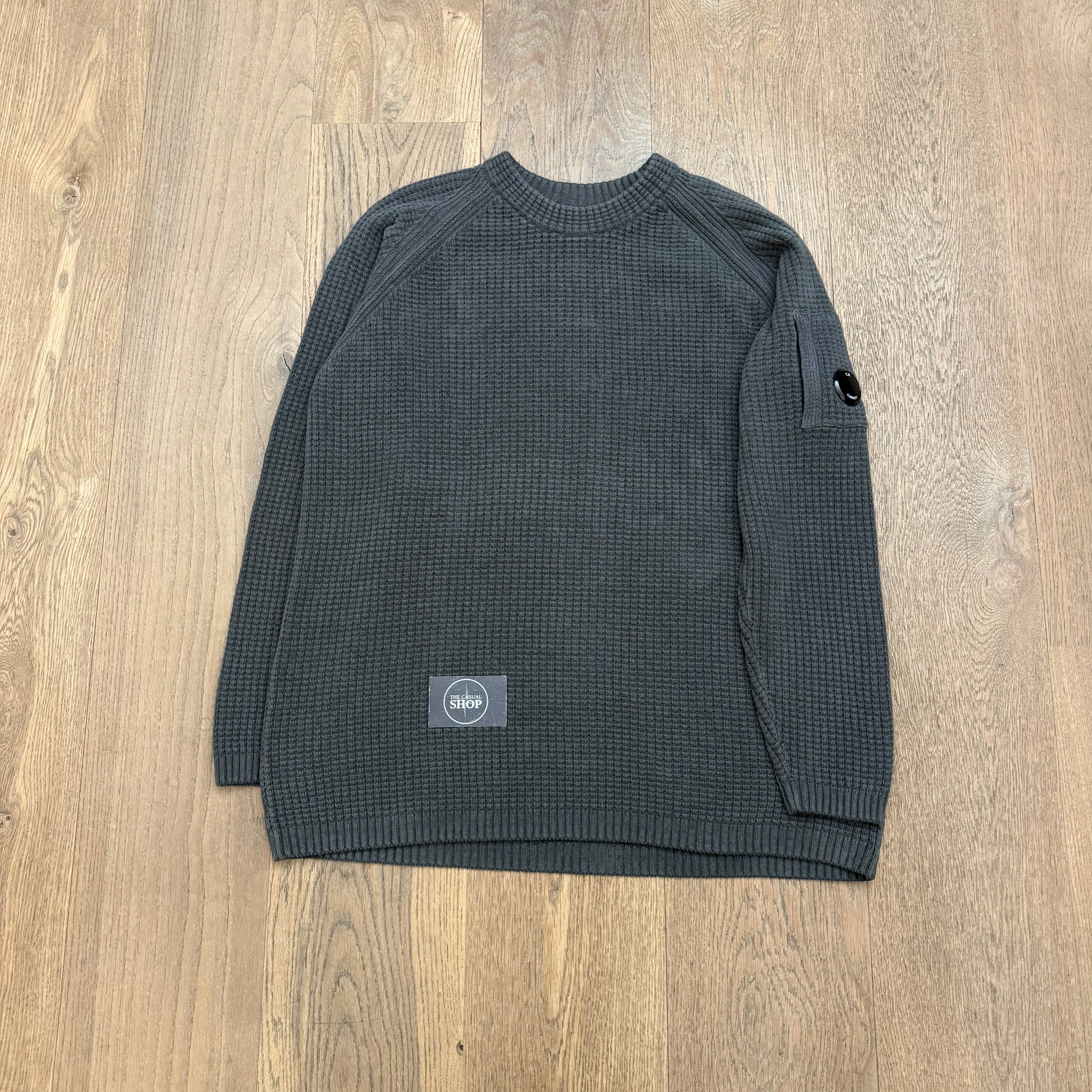 CP Company cotton waffle lens knit - XXL