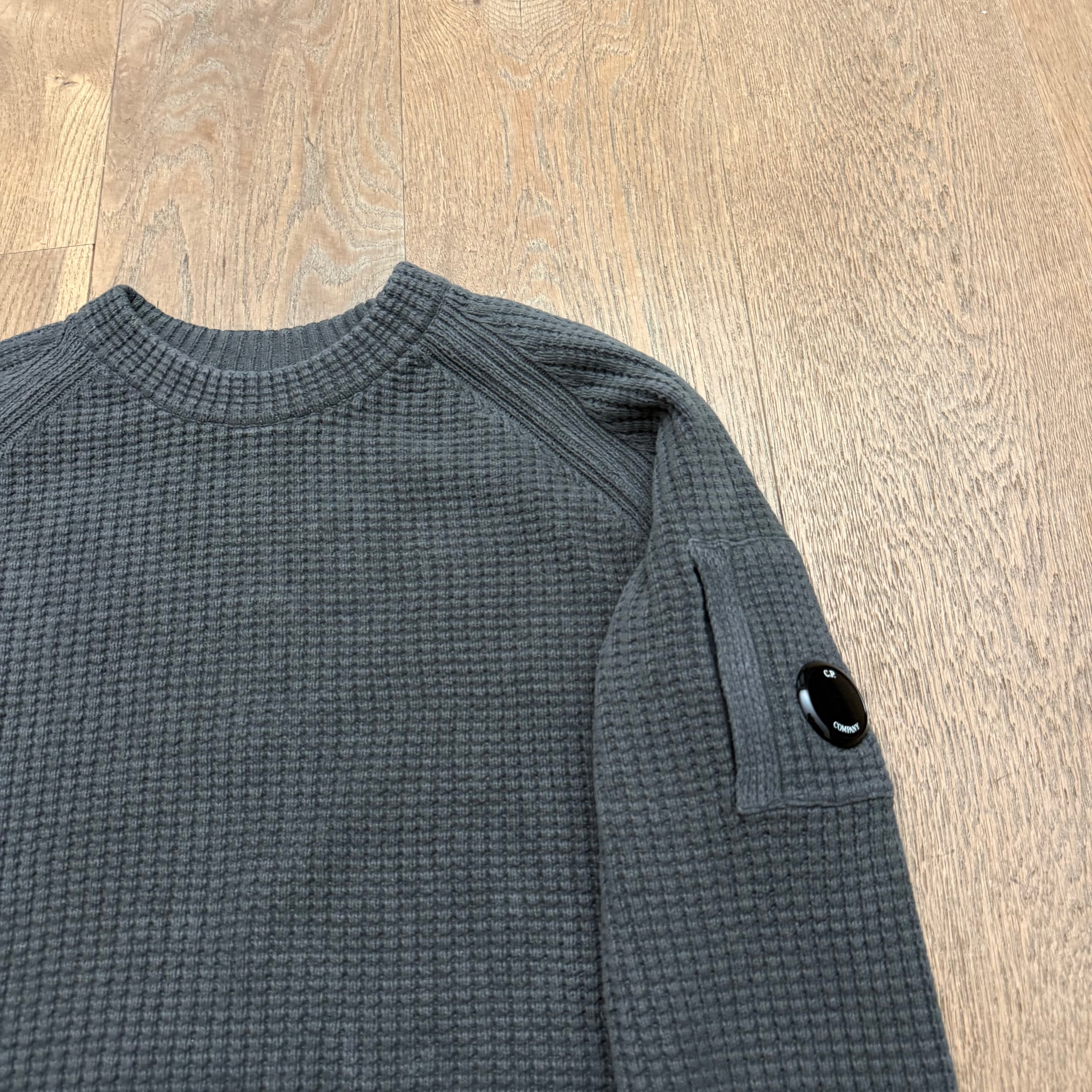 CP Company cotton waffle lens knit - XXL