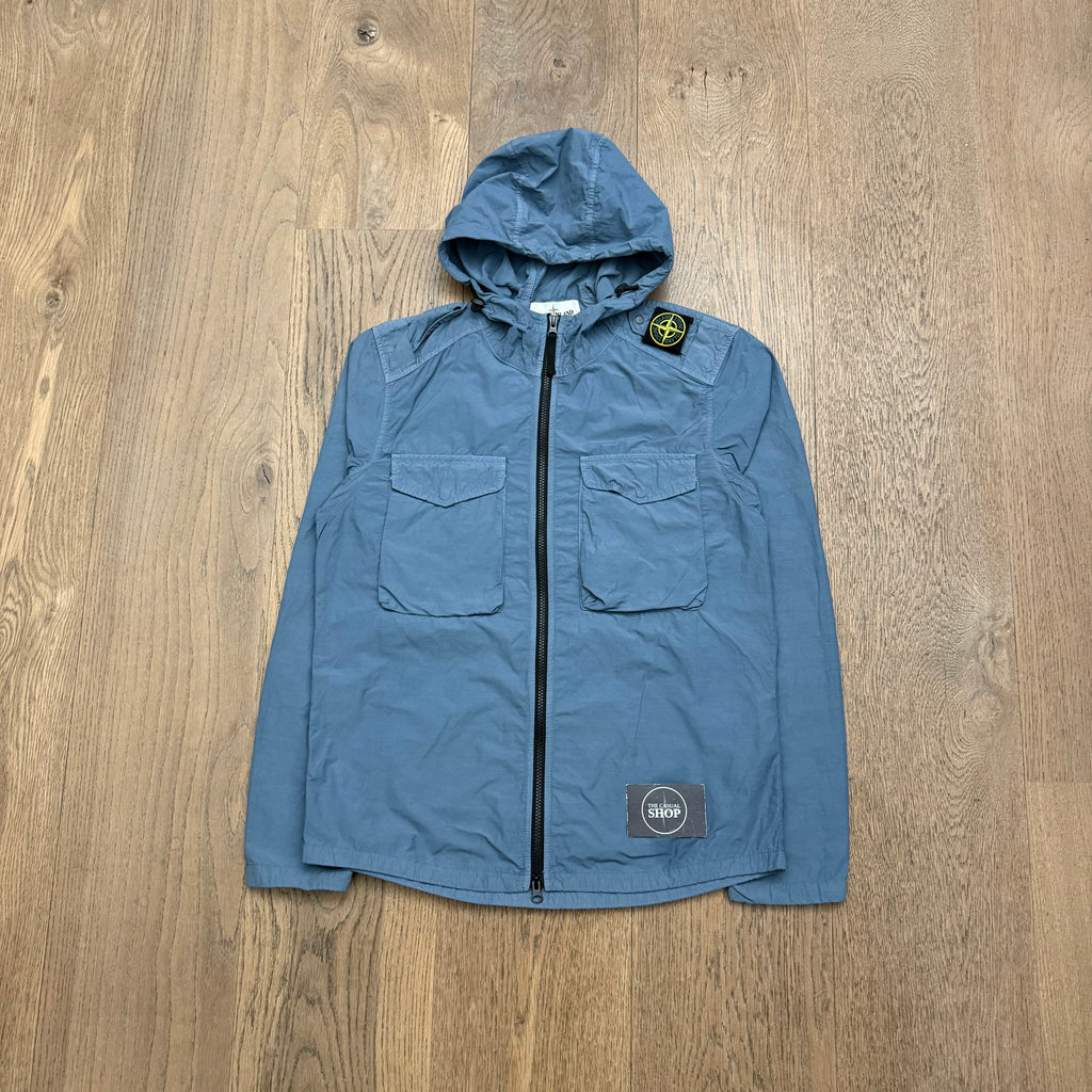 Stone Island nasal watro hooded jacket - S