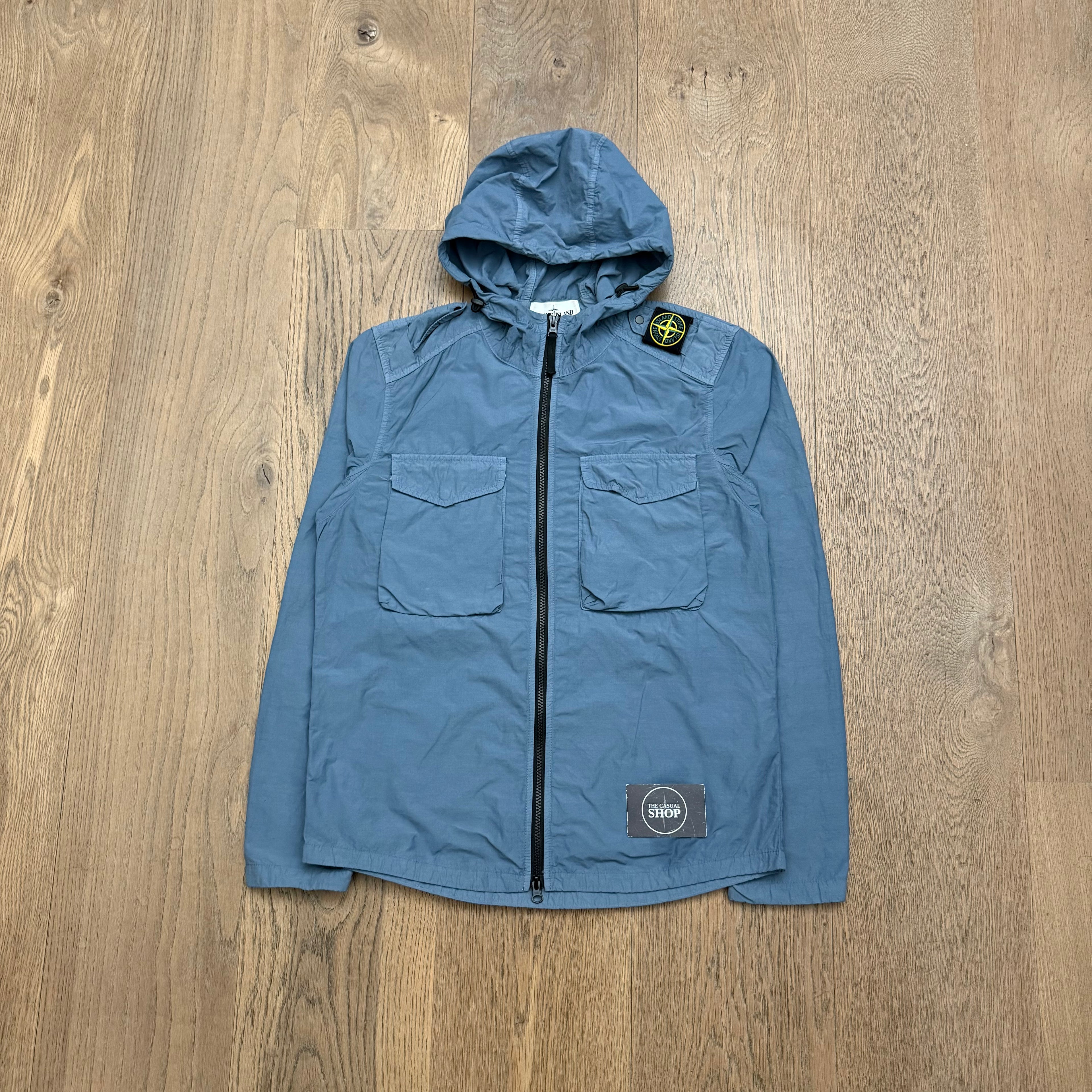 Stone Island nasal watro hooded jacket - S