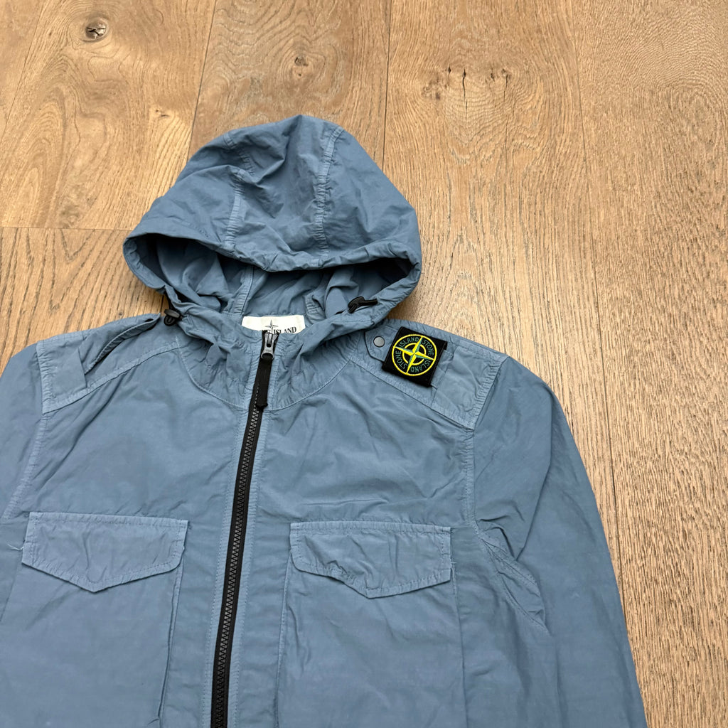 Stone Island nasal watro hooded jacket - S