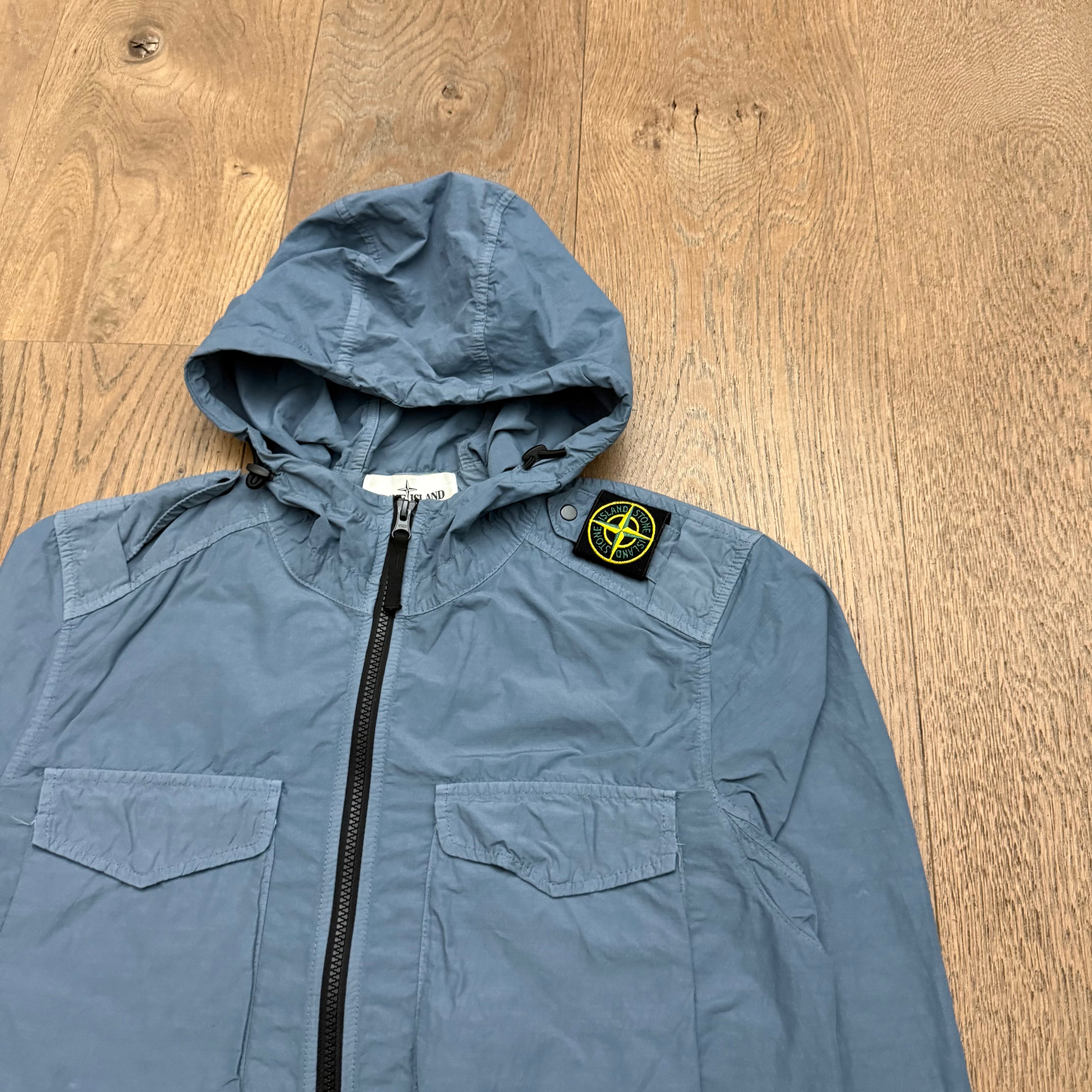 Stone Island nasal watro hooded jacket - S
