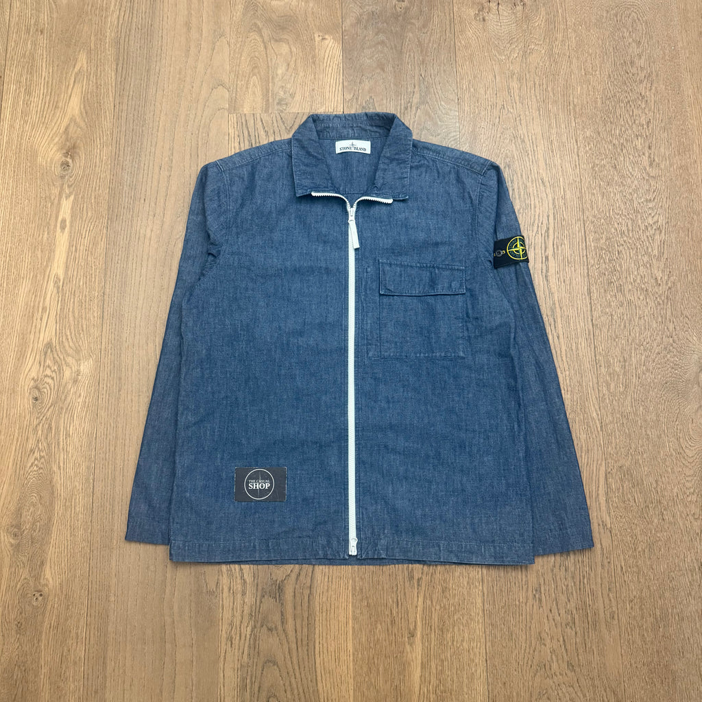 Stone Island denim look overshirt - XL