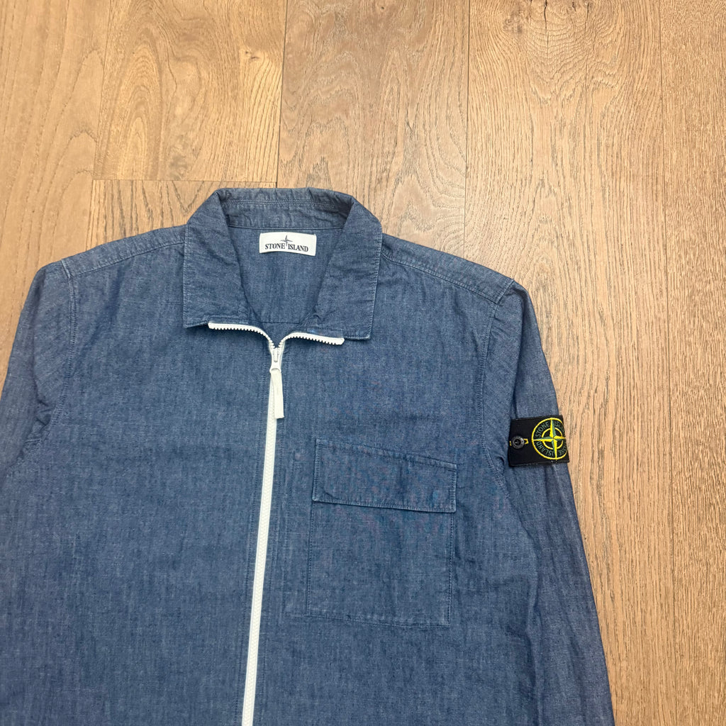 Stone Island denim look overshirt - XL