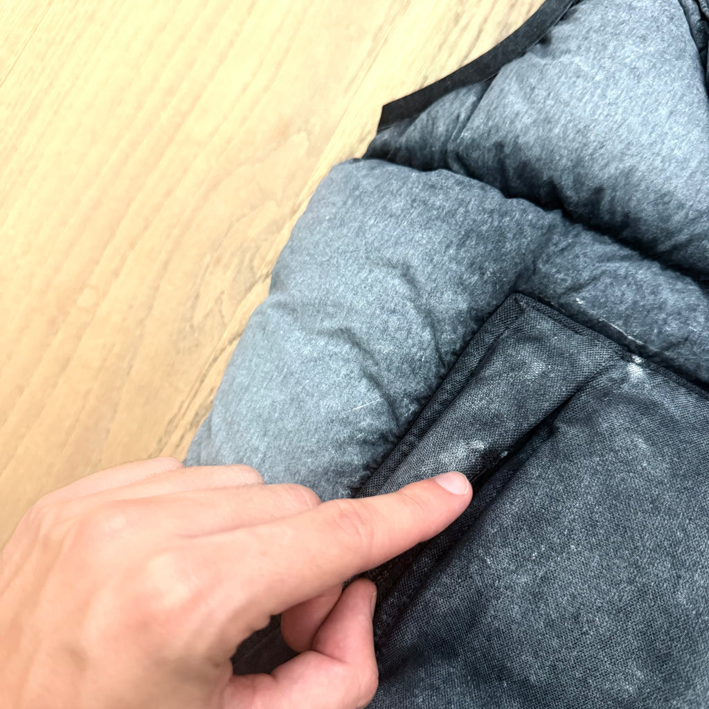 Stone Island tela nylon down with dust colour frost finish - S
