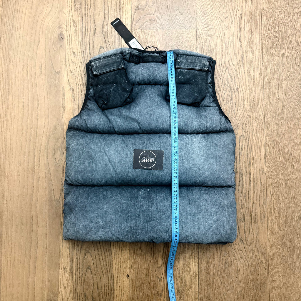 Stone Island tela nylon down with dust colour frost finish - S