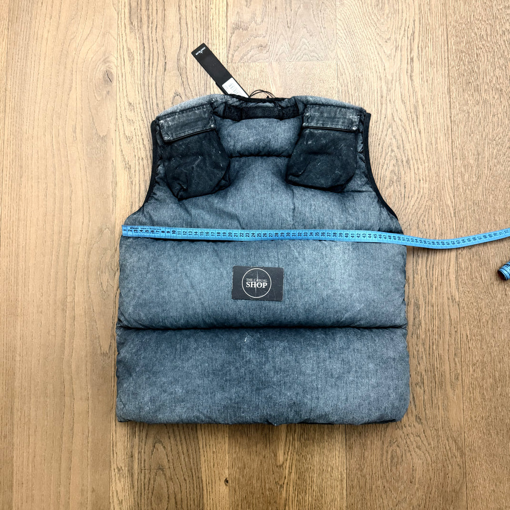 Stone Island tela nylon down with dust colour frost finish - S