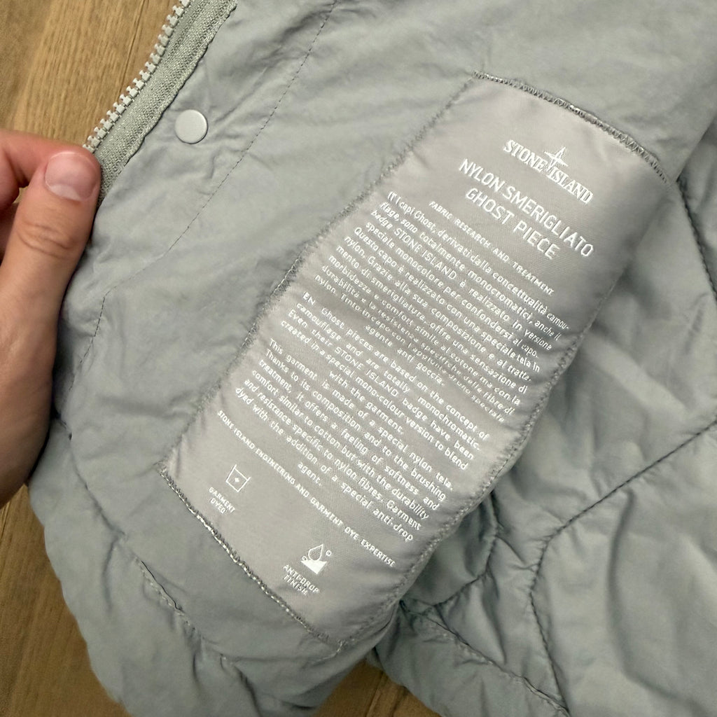 Stone Island nylon smerigliato ghost piece gilet - S