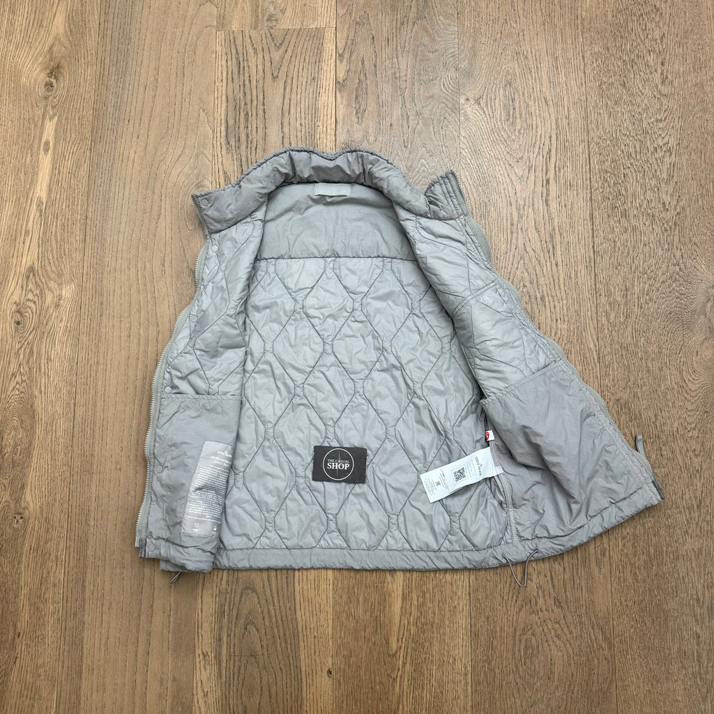 Stone Island nylon smerigliato ghost piece gilet - S