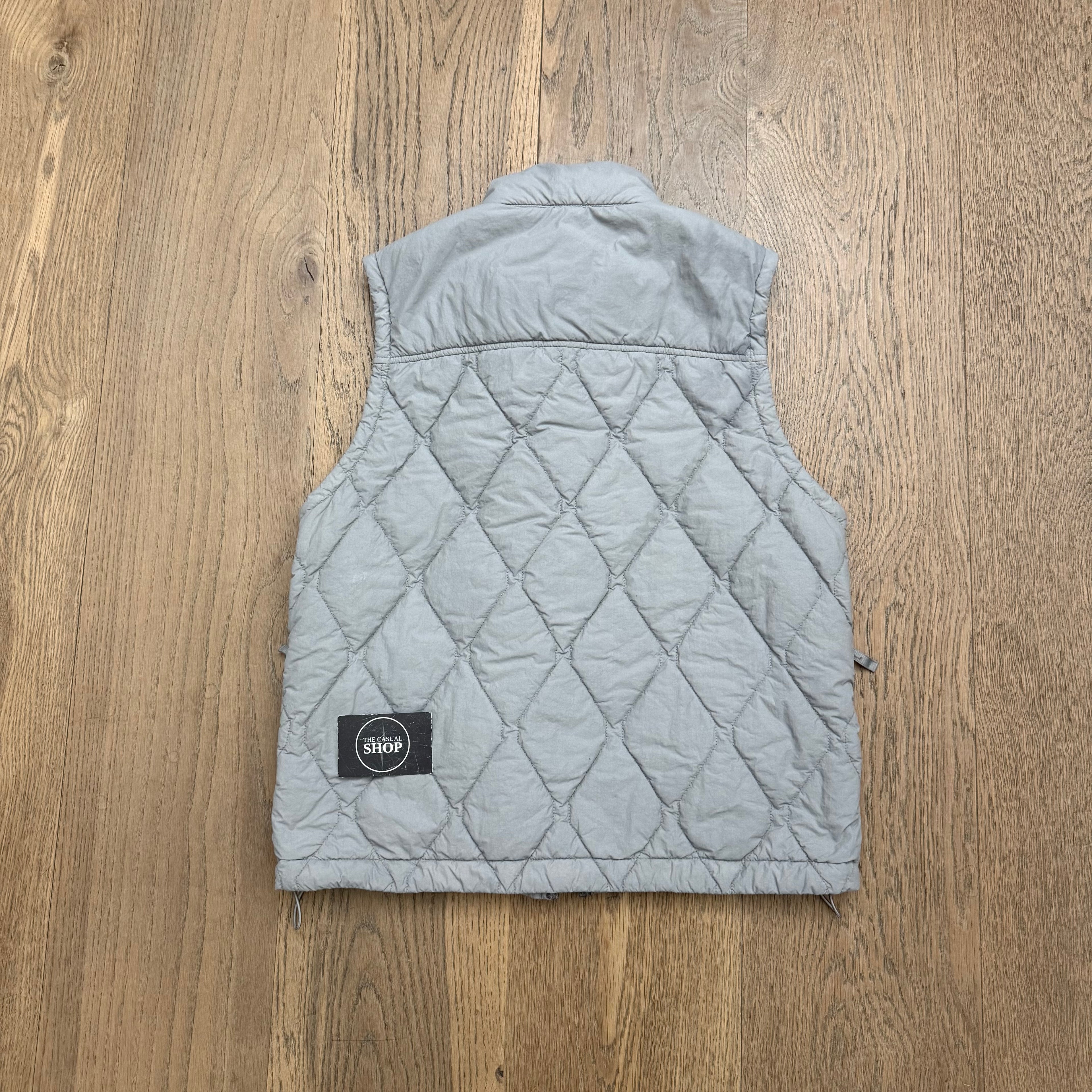 Stone Island nylon smerigliato ghost piece gilet - S