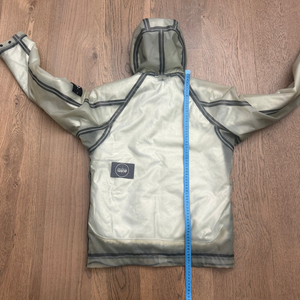 Stone Island poly cover sheepskin lining jacket - M