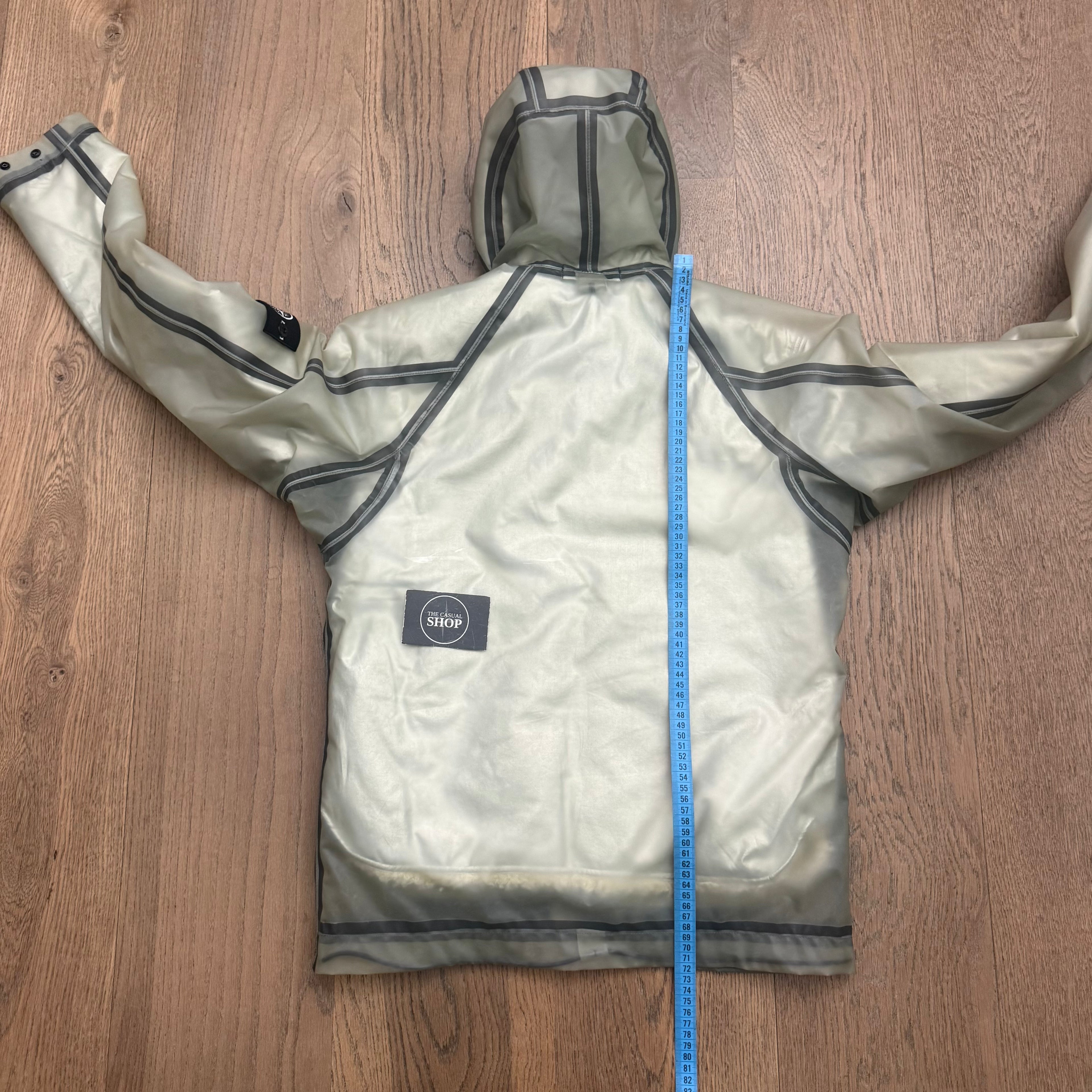 Stone Island poly cover sheepskin lining jacket - M