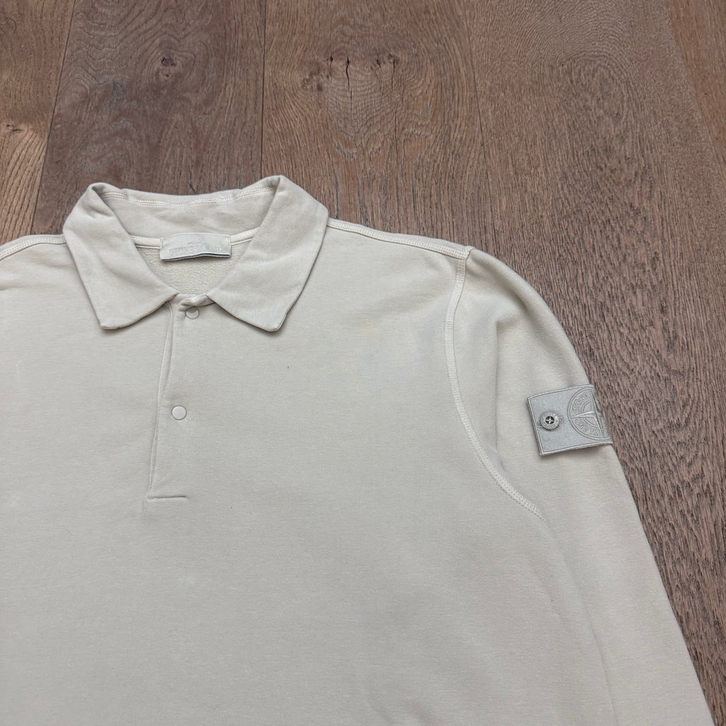 Stone Island 1/4 button ghost sweater - XL