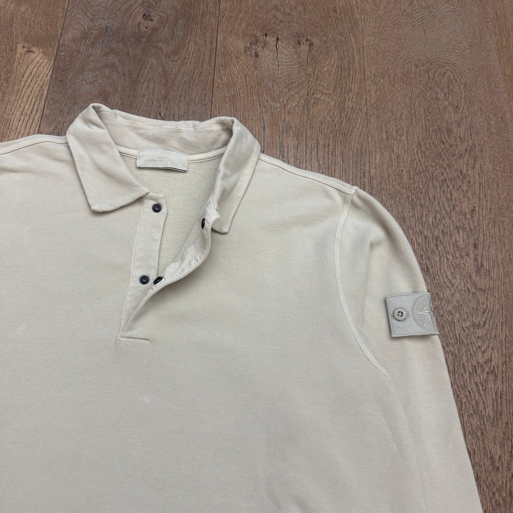 Stone Island 1/4 button ghost sweater - XL