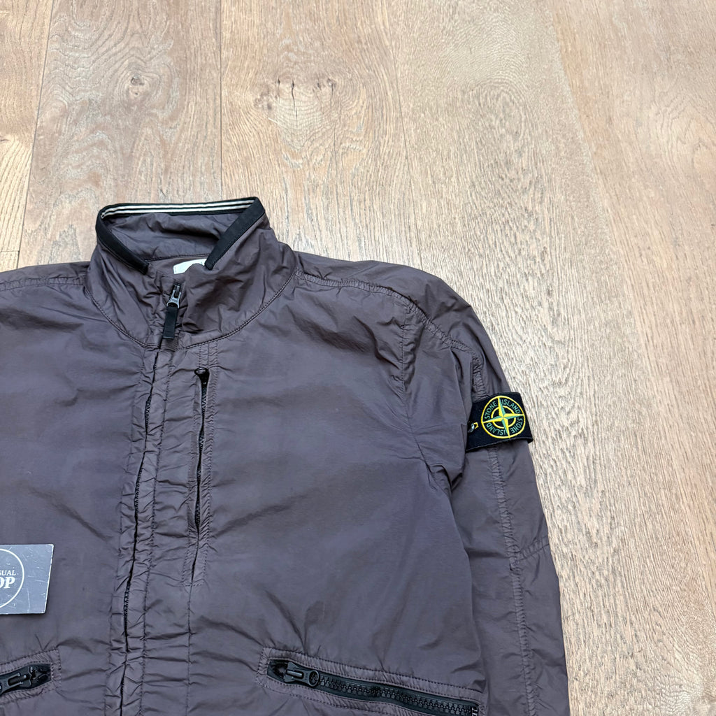 Stone Island garment dyed crinkle reps ny jacket - M
