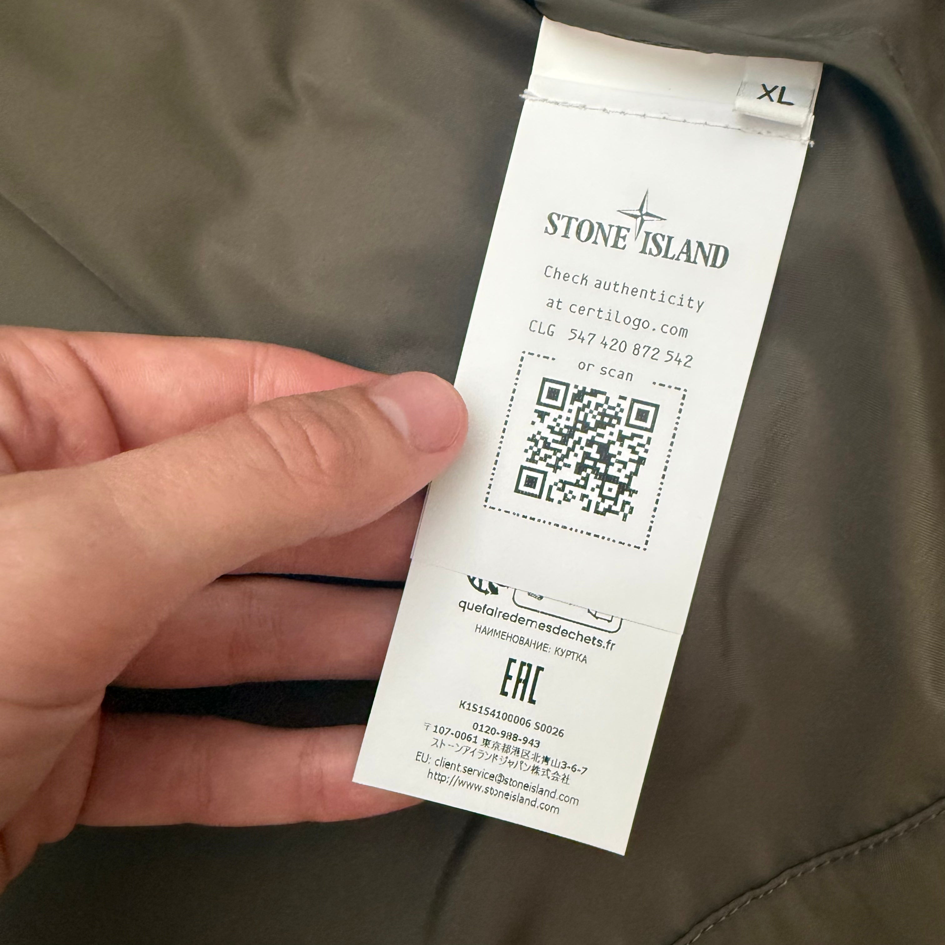 Stone Island micro twill jacket - XL