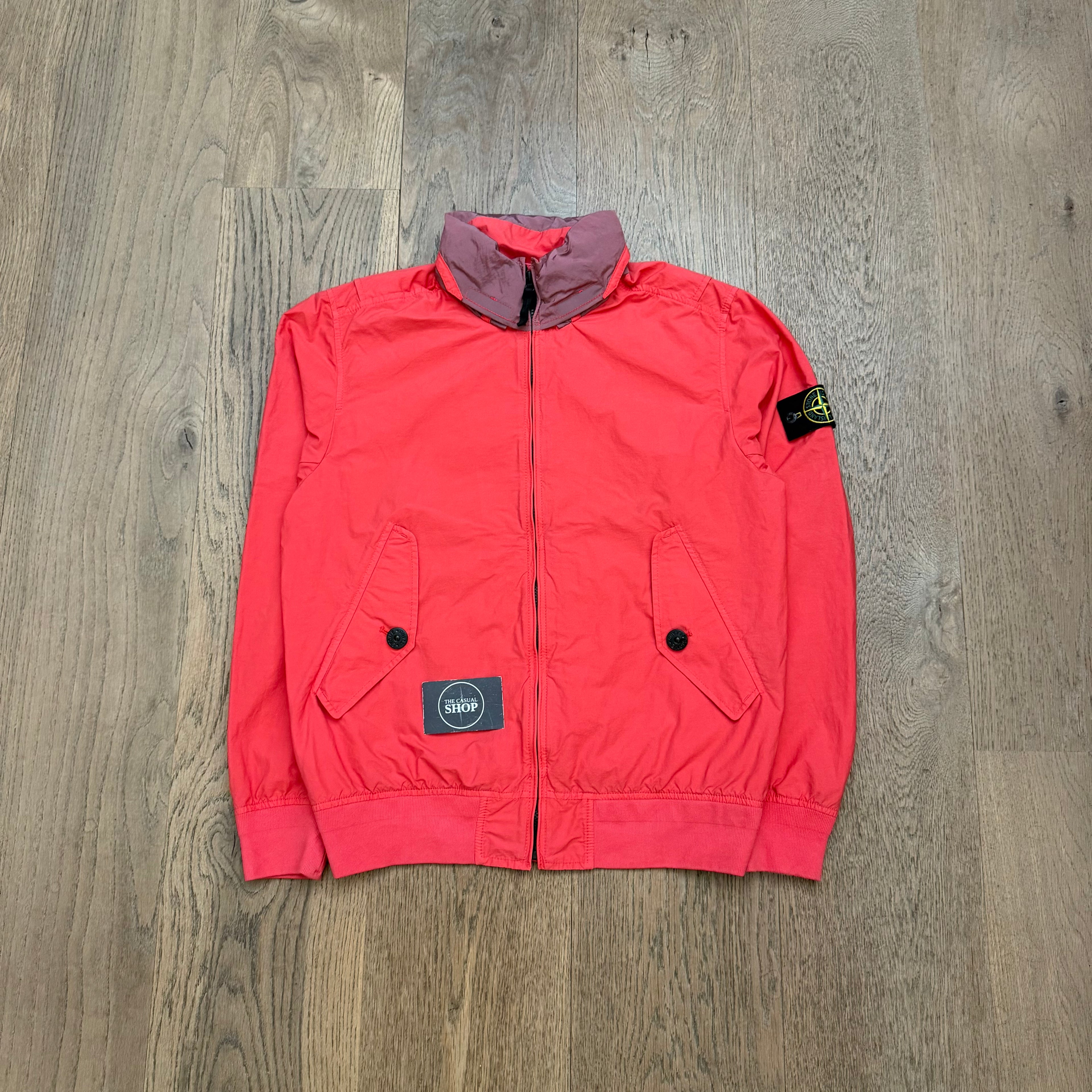 Stone Island light cotton nylon twill jacket - L