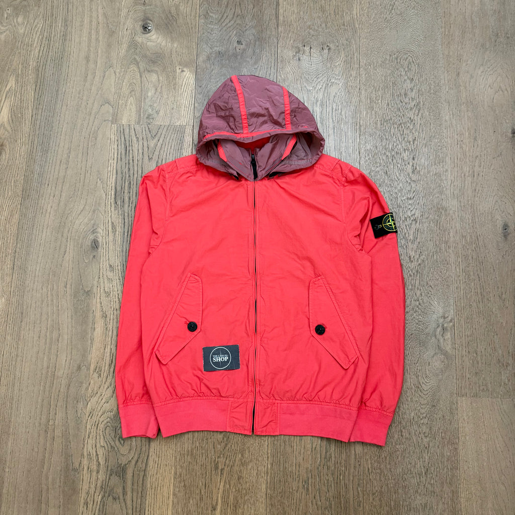 Stone Island light cotton nylon twill jacket - L