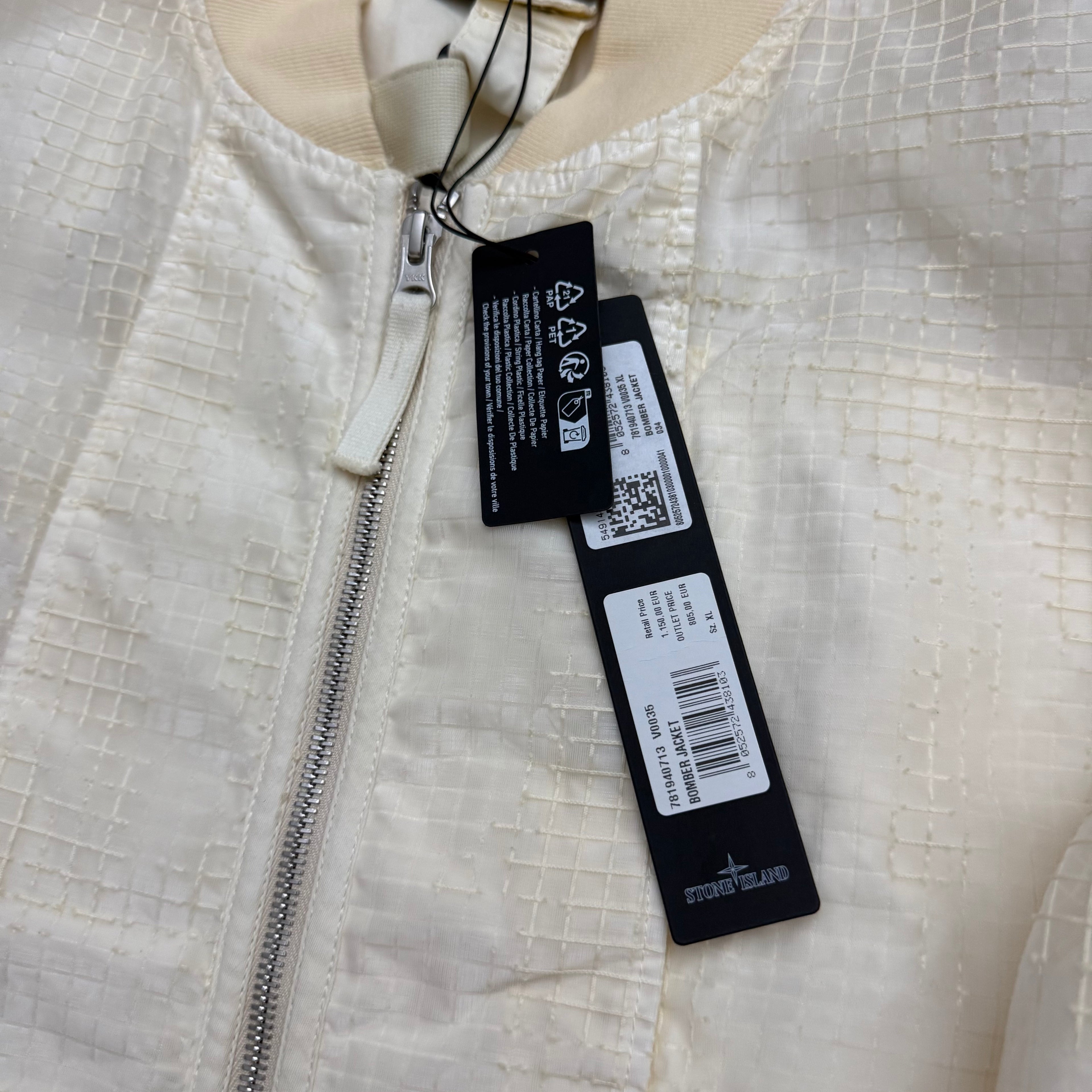 Stone Island distorted ripstop organza-tc jacket - XL