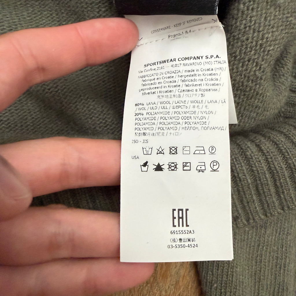 Stone Island wool crewneck sweat - XL