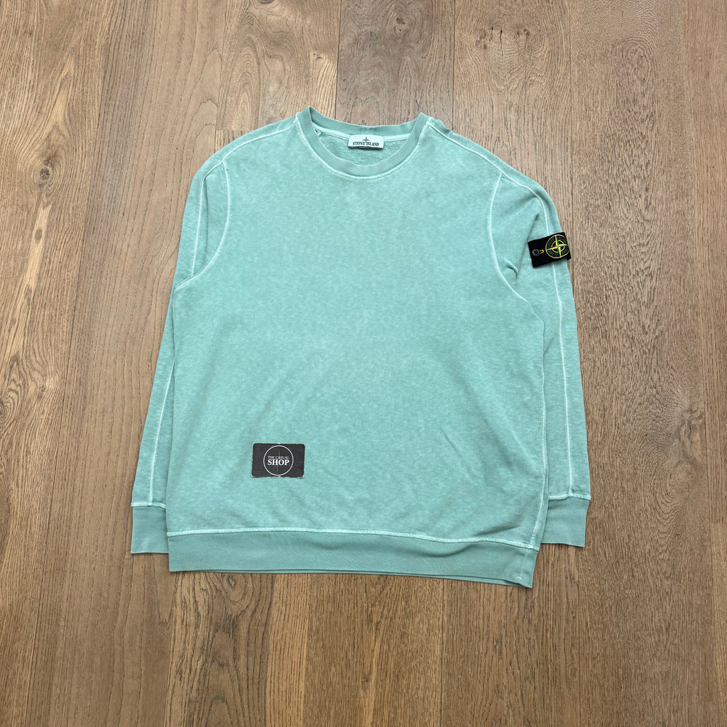 Stone Island garment dyed crewneck sweat - XXL