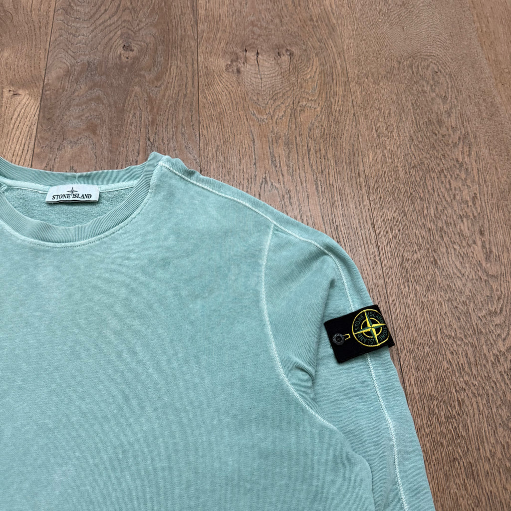 Stone Island garment dyed crewneck sweat - XXL