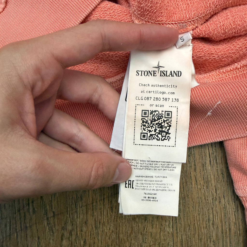 Stone Island garment dyed hoodie - S