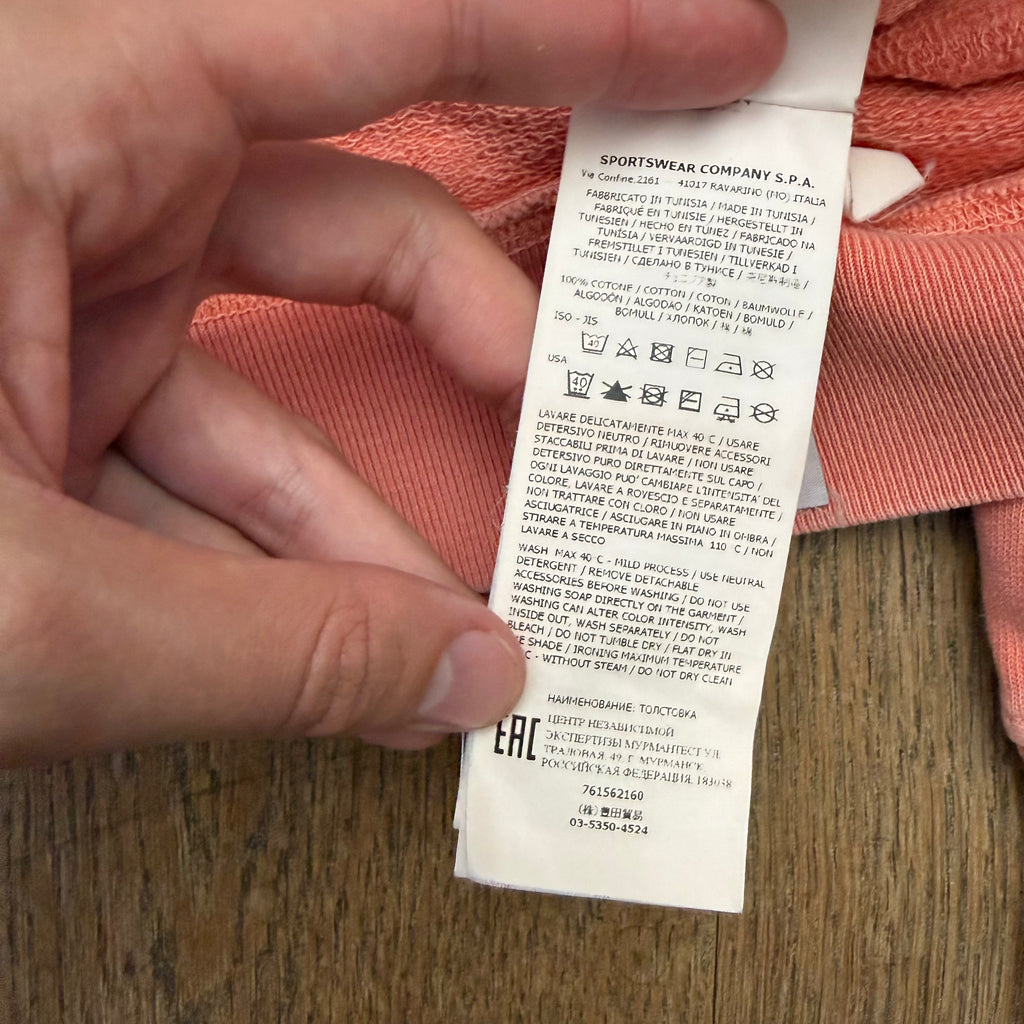 Stone Island garment dyed hoodie - S