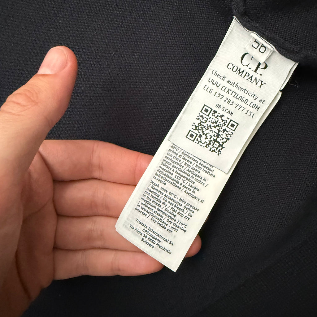CP Company zipped lens knitwear - XXL