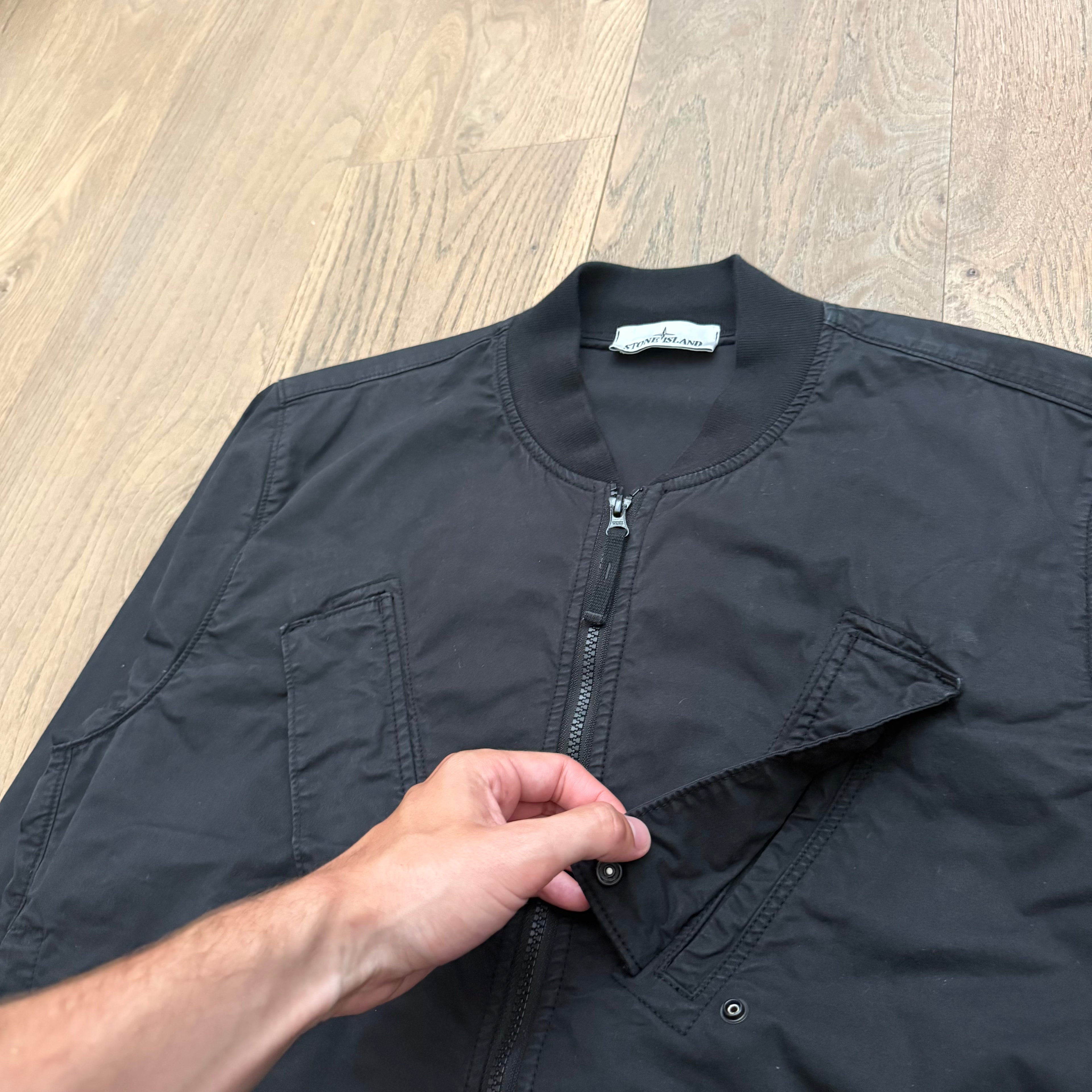 Stone Island supima cotton twill stretch-tc - M
