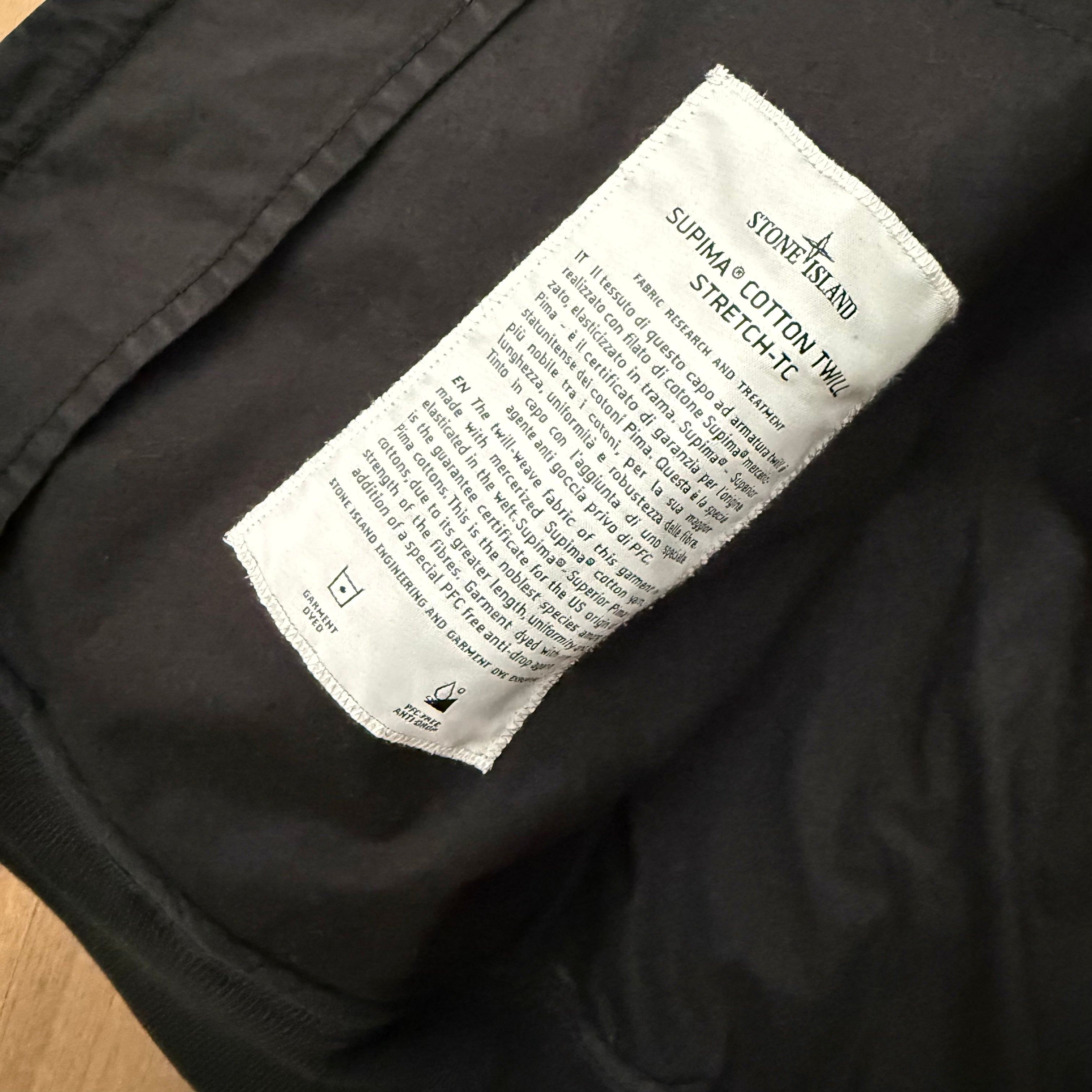 Stone Island supima cotton twill stretch-tc - M